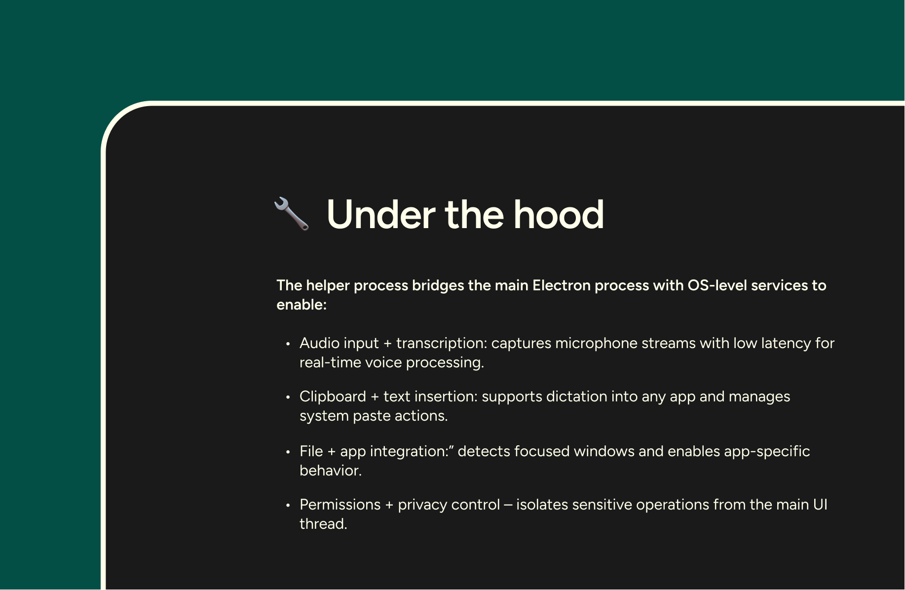 ReMote under the hood feature