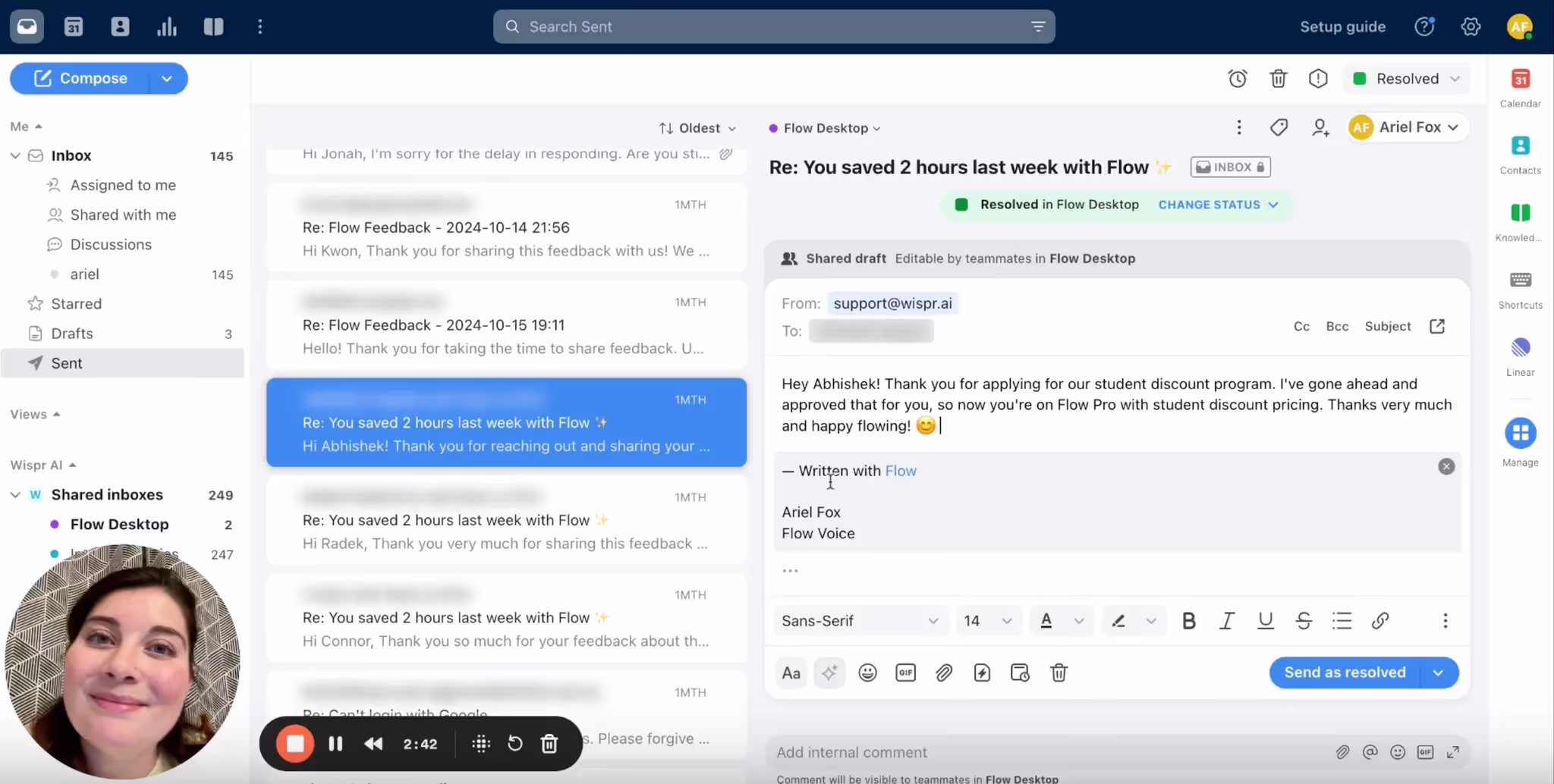Breeze through your customer emails with ReMote