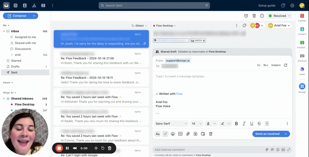 Breeze through your customer emails with ReMote