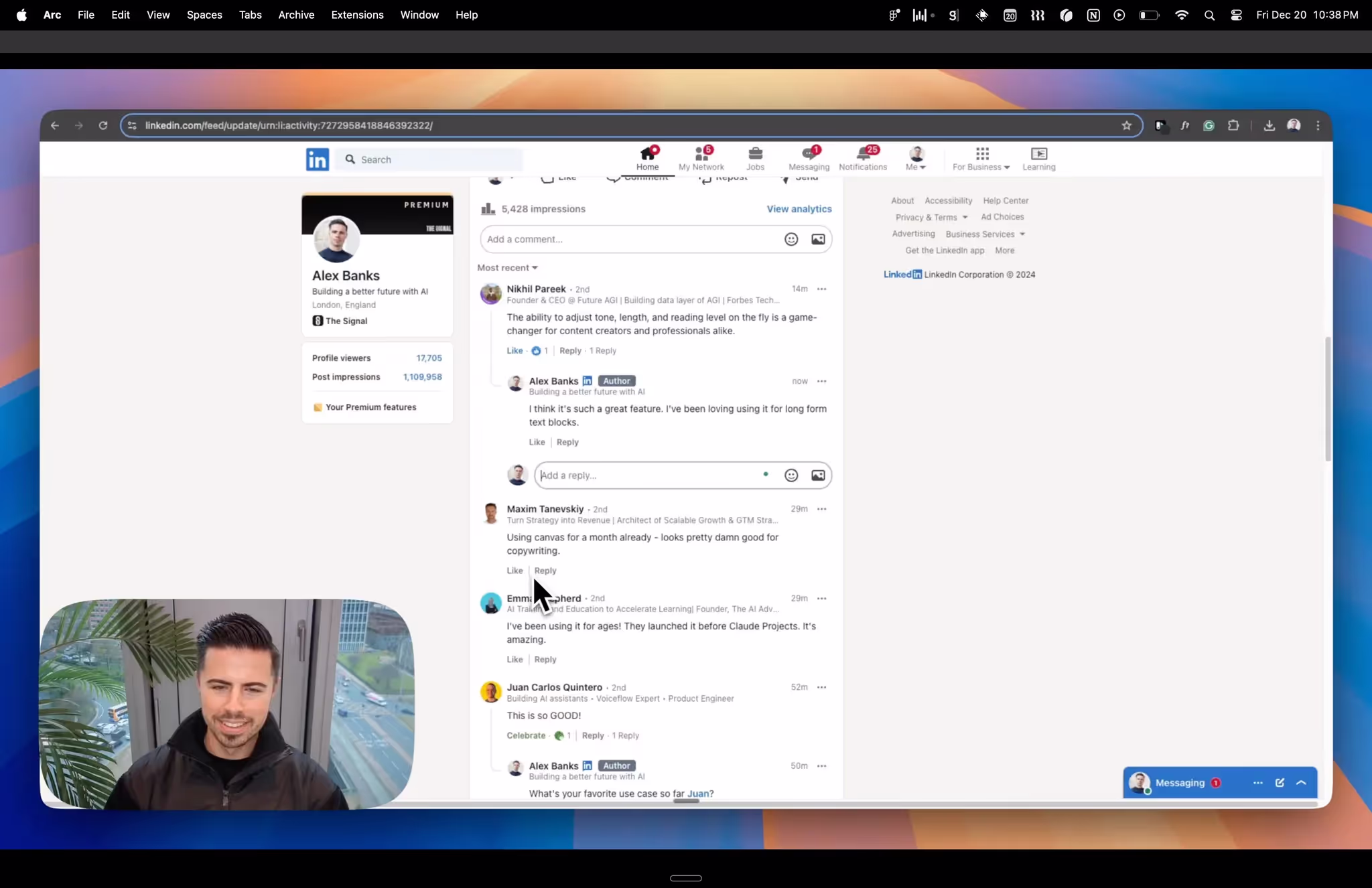 Fly through LinkedIn comments to build your audience