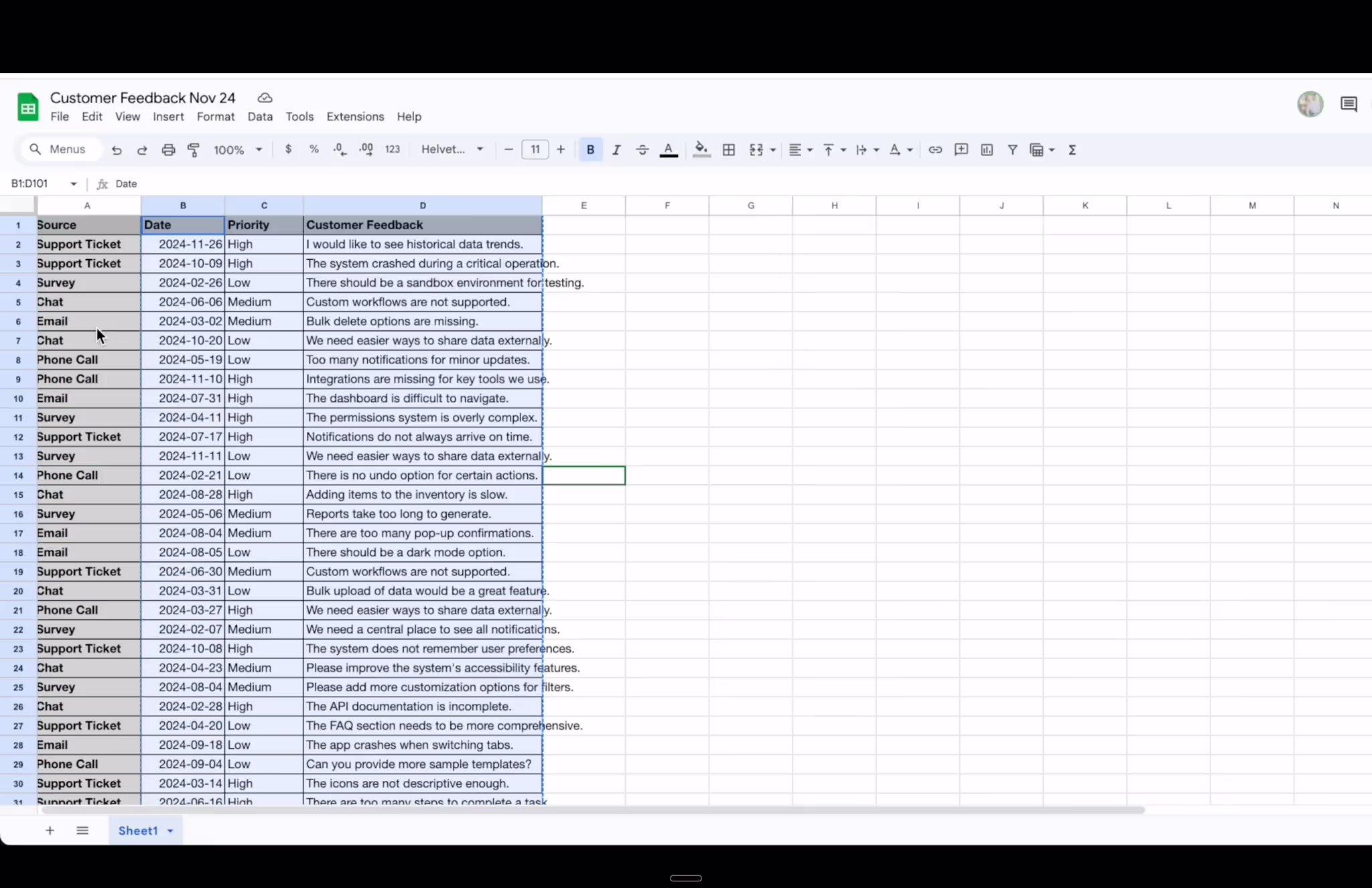 Turbocharge customer feedback and reporting